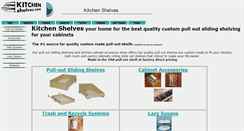 Desktop Screenshot of kitchenshelves.com
